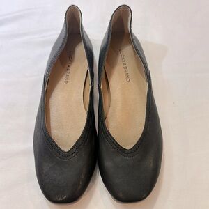 Lucky Brand Black Leather Flats - Alba Flats